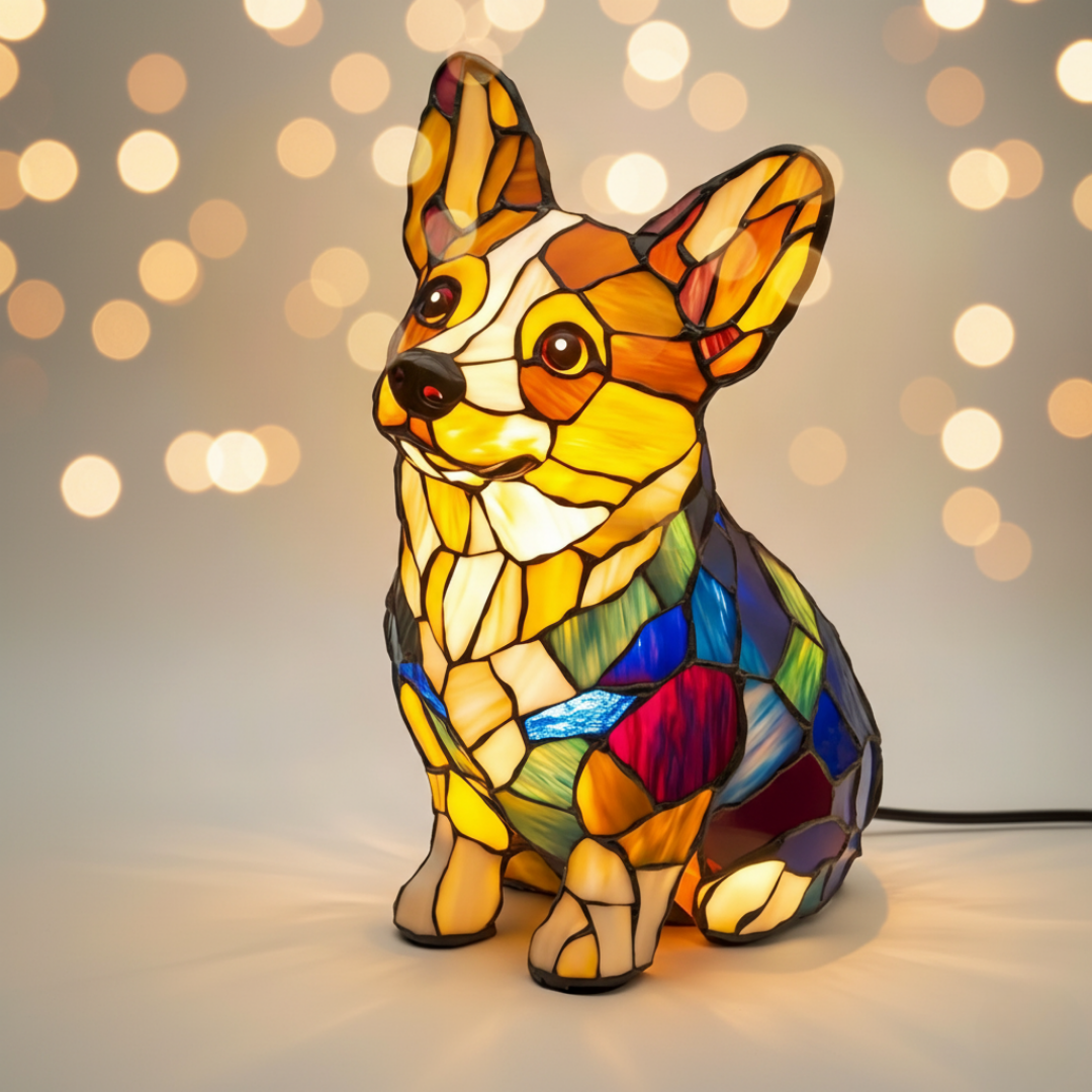 Lámpara Felicidade Corgi