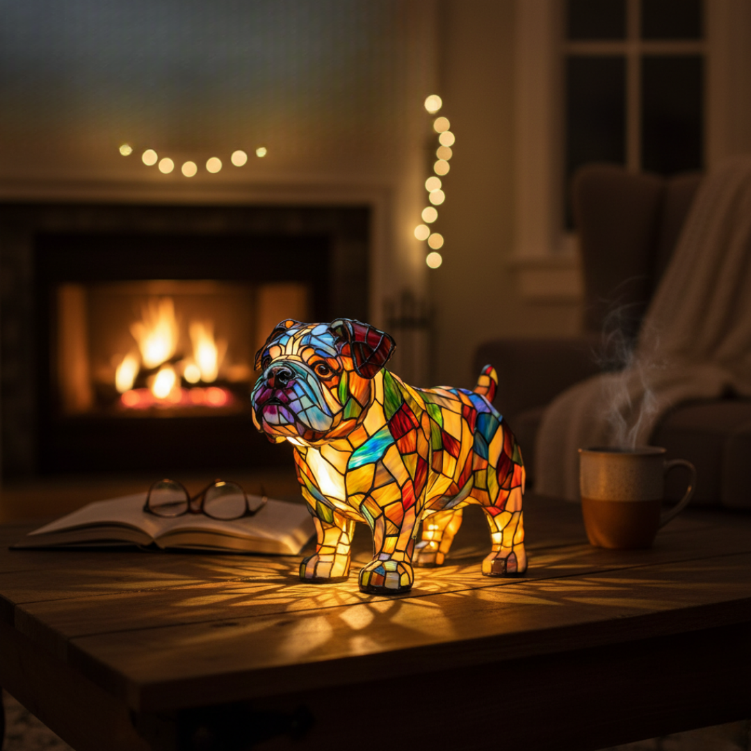 Serenata Bulldog – Guardador de la Luz Acogedora