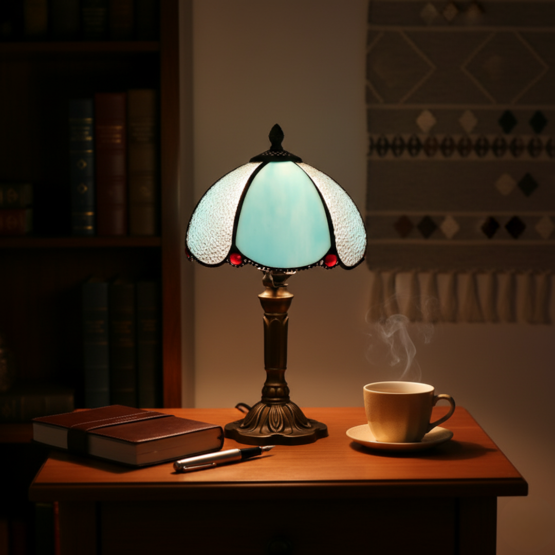 Lámpara de Mesa LED Barroca Luxuosa
