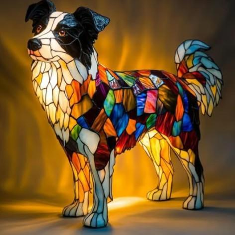 Lámpara Border Collie