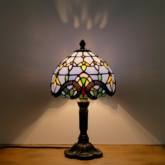 Luminária de Mesa Vitral Retrô