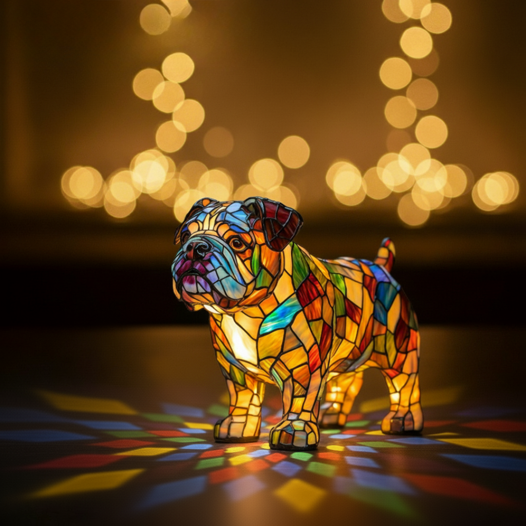 Serenata Bulldog – Guardador de la Luz Acogedora