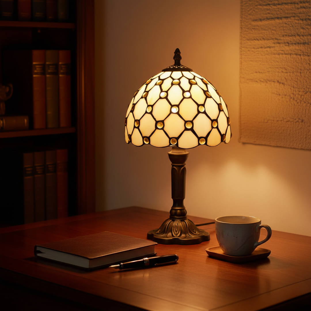 Lámpara de Mesa Barroca Vintage de Luxo
