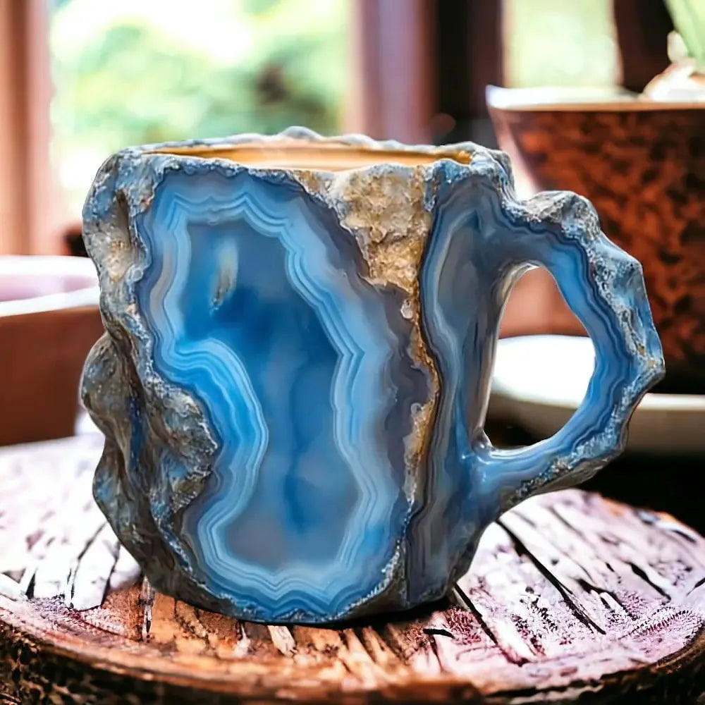 Tazas de Café con Cristais y Minerais